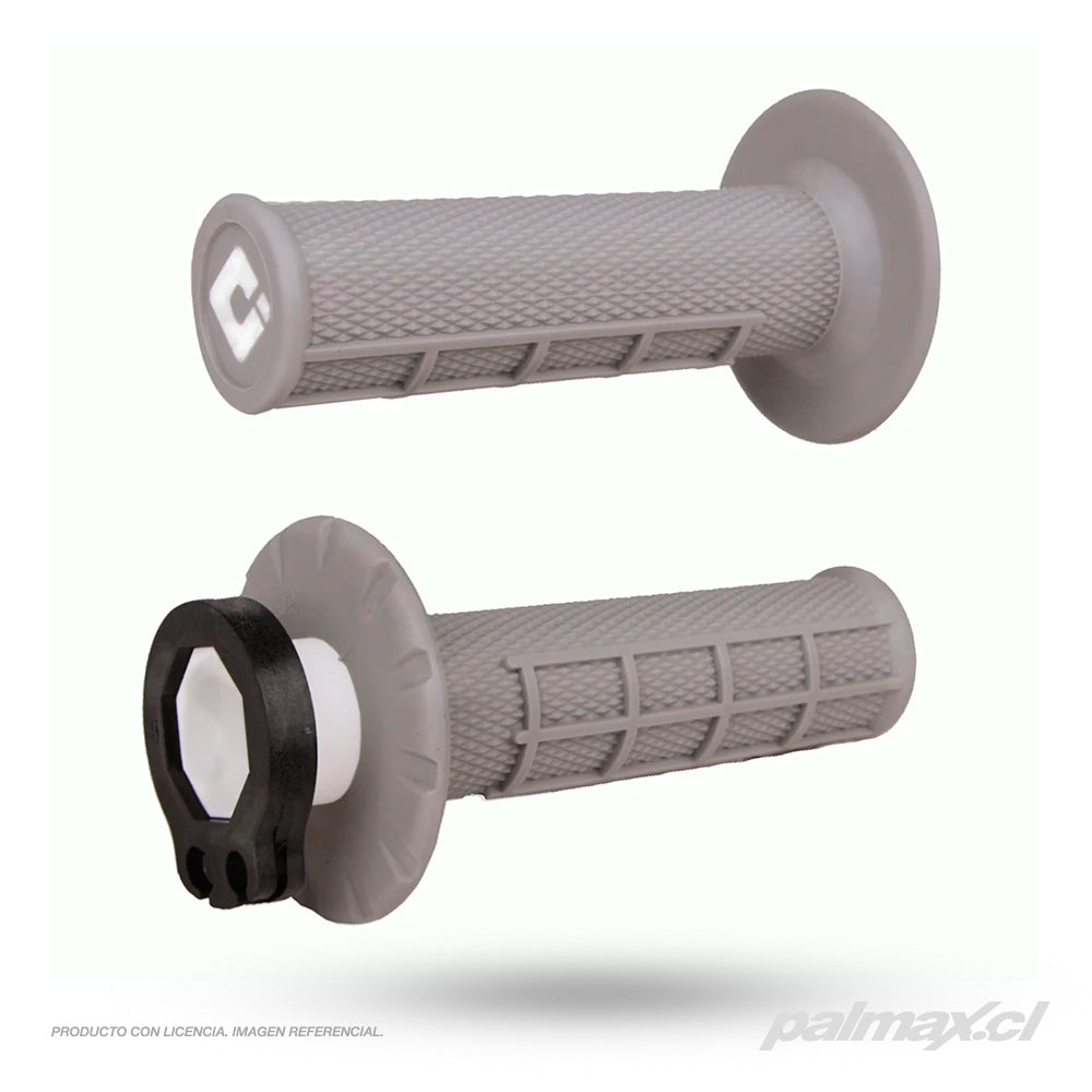 Puños MX V2 Lock-On Half Waffle Grip | ODI